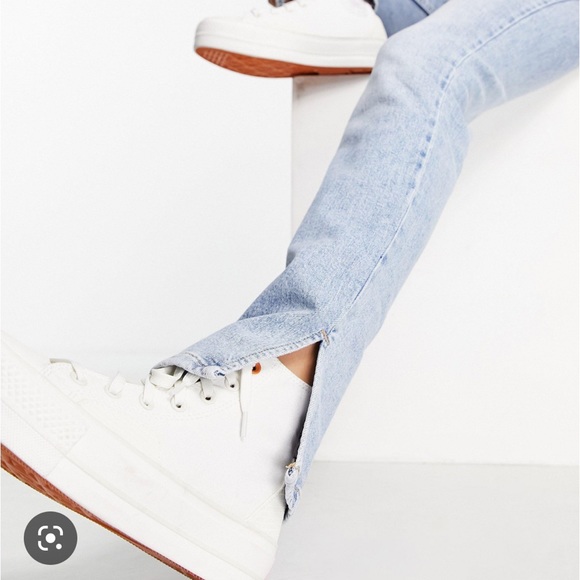 Bershka split hem jeans - Picture 2 of 5